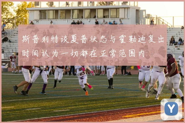 斯普利特谈夏普状态与霍勒迪复出时间认为一切都在正常范围内
